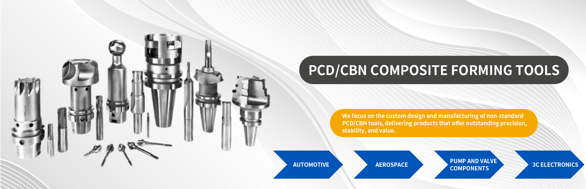 PCD/CBN Compound Tool
